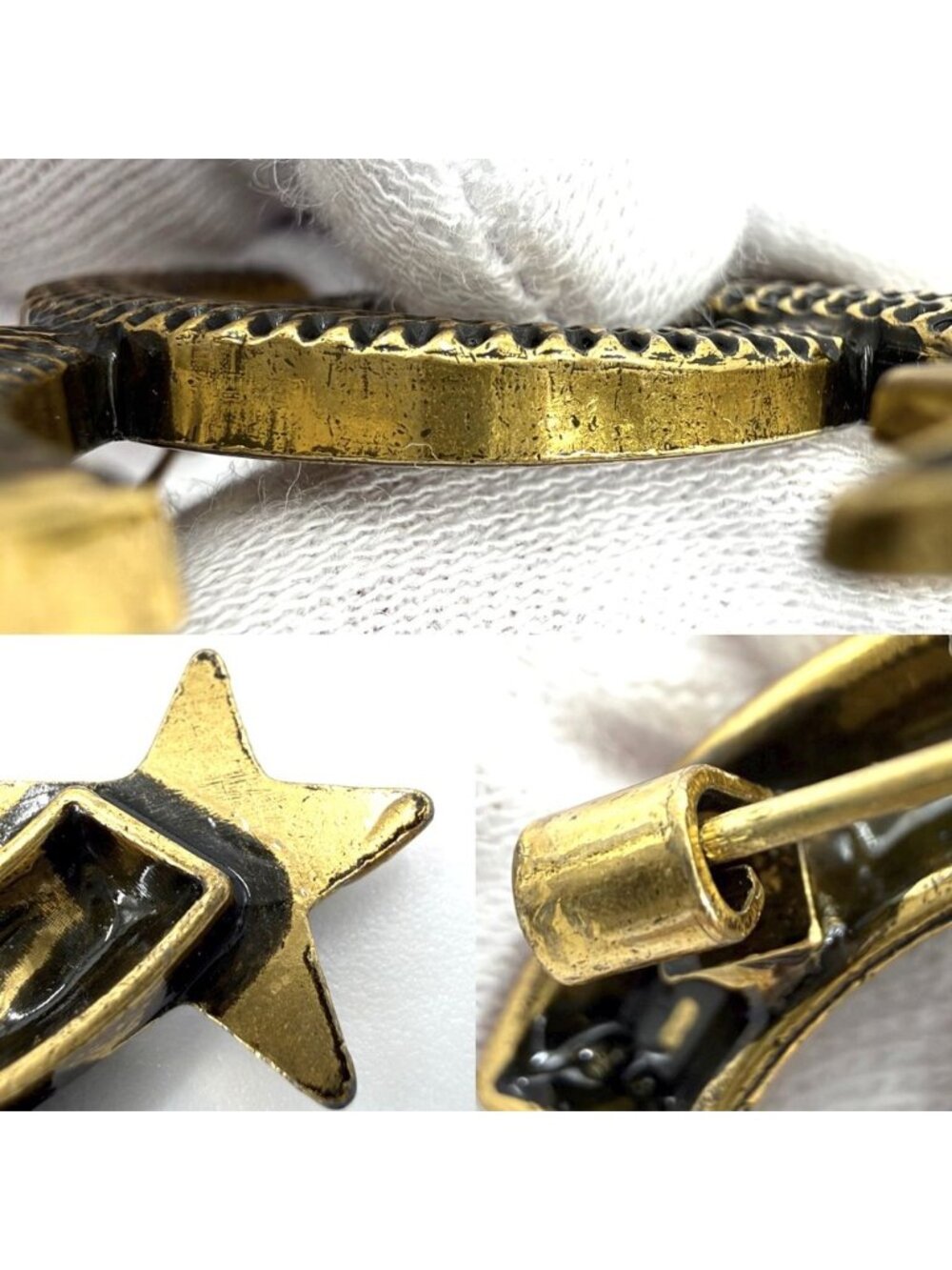 Chanel Brooch CC Logo Star Rhinestone - Picture 4 of 4